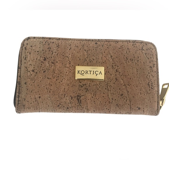 Kortica Cork Eco-friendly Tan Wallet - Picture 1 of 9